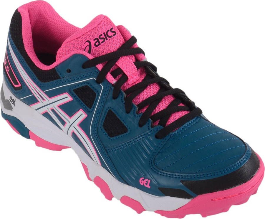 ASICS Gel-Blackheath 5 Hockeyschoenen Vrouwen Blauw Roze Wit