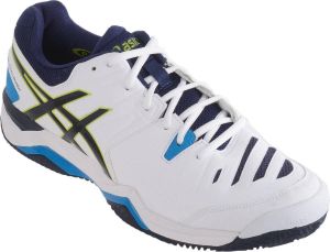 ASICS Gel-Challenger 10 Clay Tennisschoenen Mannen wit blauw