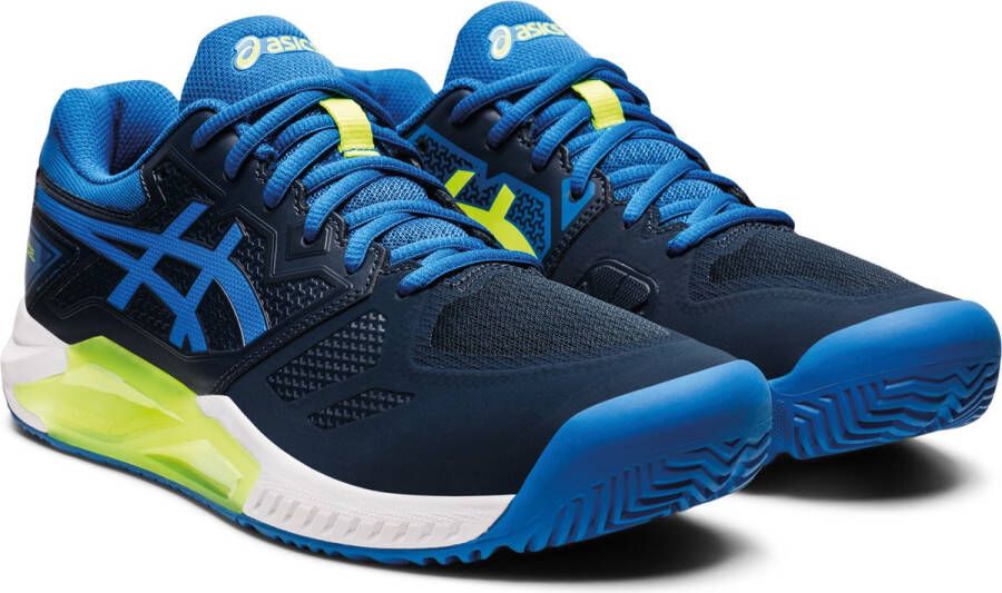 ASICS Padelschoen Tennisschoen Gel Challenger 13 Heren Zwart Blauw