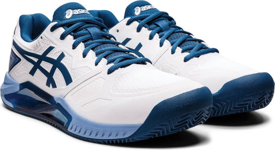 ASICS Tennisschoen Padelschoen Gel Challenger 13 Clay Heren Wit Blauw