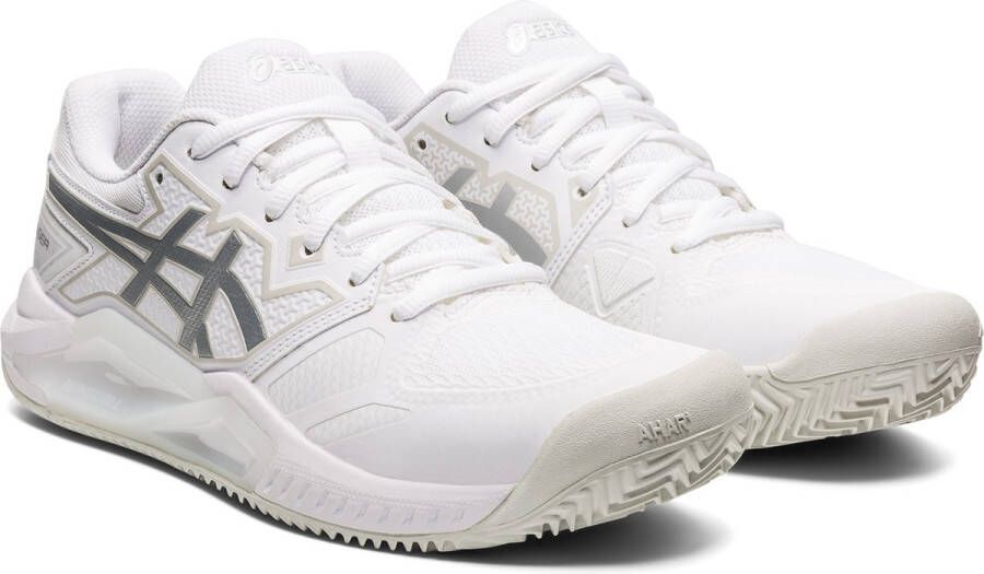 ASICS Women's White Gel Challenger 13 Clay 1042a165 100 Padel Shoes