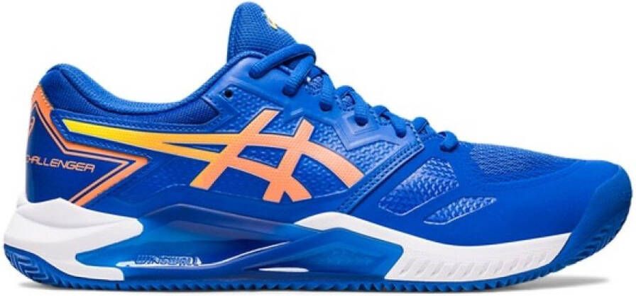 ASICS Tennisschoen Padelschoen Gel Challenger 13 Clay Heren Blauw Oranje