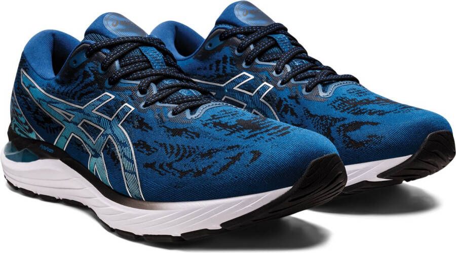 ASICS GEL-Cumul Heren Sportschoenen Hardlopen Smashcourt donkerblauw wit