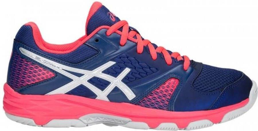 ASICS Gel Domain 4 blauw roze handbalschoenen dames (E659Y-400)