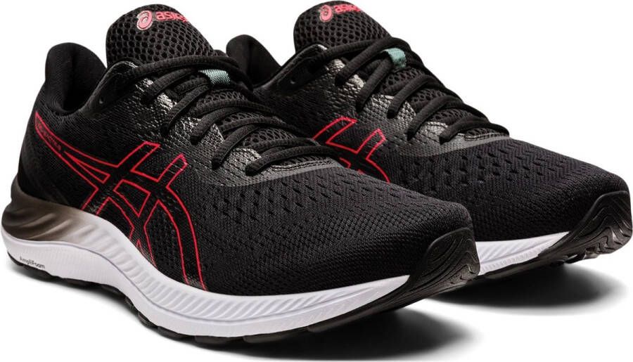 ASICS Gel-Excite 8 Sportschoenen Mannen zwart rood wit