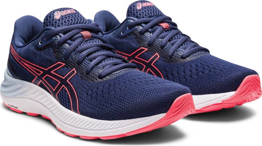 ASICS Gel-Excite 8 Sportschoenen Vrouwen Blauw Roze Wit