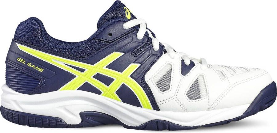 ASICS Gel Game 5 GS blauw wit tennisschoenen kids (C502Y-0149)