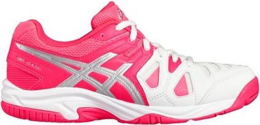 ASICS Gel Game 5 GS roze wit tennisschoenen meisjes