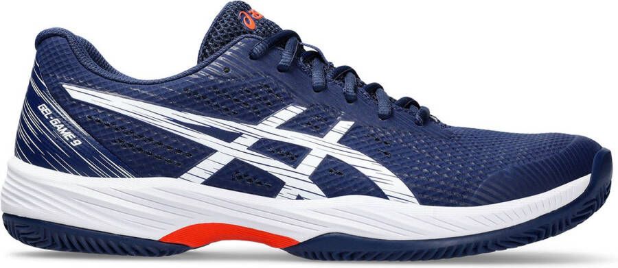 ASICS GEL GAME 9 CLAY OC tennisschoenen donkerblauw wit