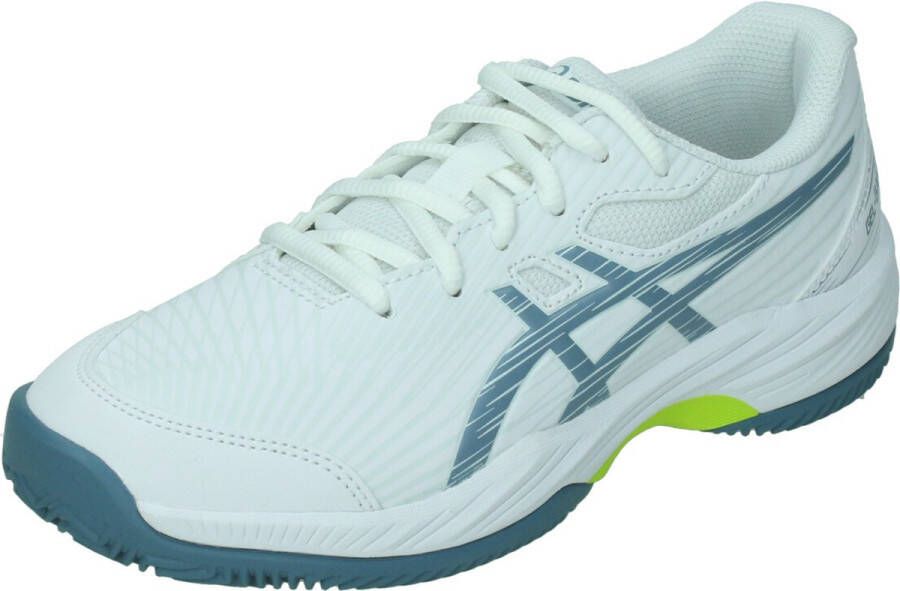 ASICS Padelschoen Tennisschoen Gel Game 9 GS Junior Wit Blauw