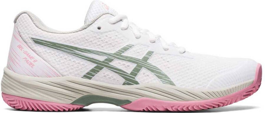 ASICS Gel-Game 9 Tennisbannen Schoenen White Slate Grey Dames