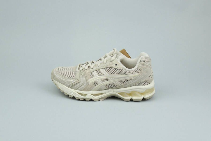 ASICS Casual Sneakers van Suède en Technische Stof Beige Heren