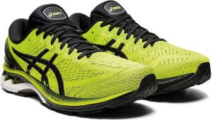 ASICS Gel-Kayano 27 Hardloopschoenen Sportschoenen Mannen geel zwart