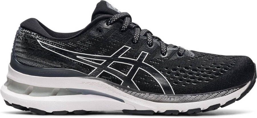 ASICS GEL-Kayano 28 Dames Sportschoenen Hardlopen Weg zwart wit