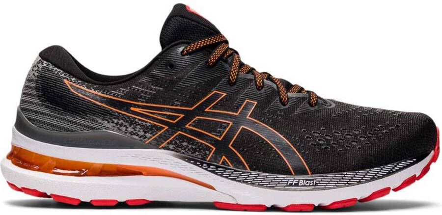 ASICS Gel-Kayano 28 Hardloopschoenen Black Clay Grey Heren