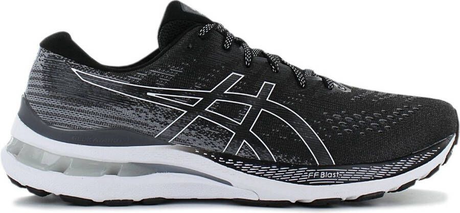 ASICS GEL-Kayano 28 Heren Sportschoenen Hardlopen Weg zwart wit wit