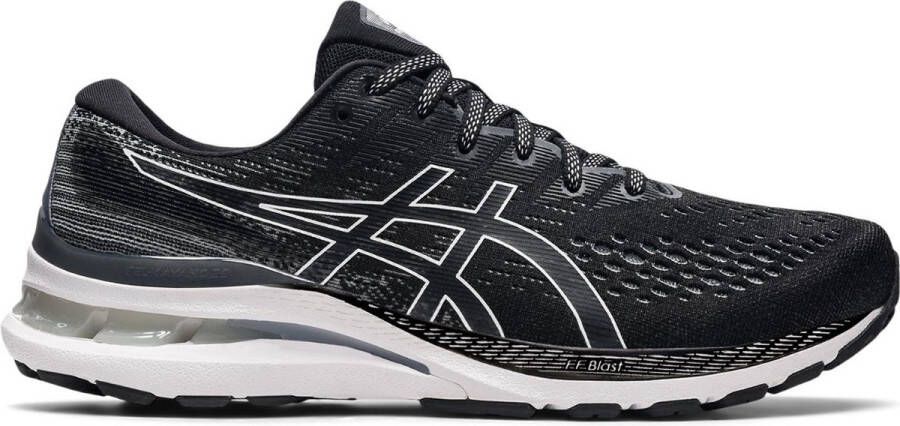 ASICS GEL-Kayano 28 Heren Sportschoenen Hardlopen Weg zwart wit wit - Foto 3