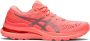 ASICS GEL-Kayano 28 Lite-Show Dames Sportschoenen Hardlopen Weg oranje roze - Thumbnail 1