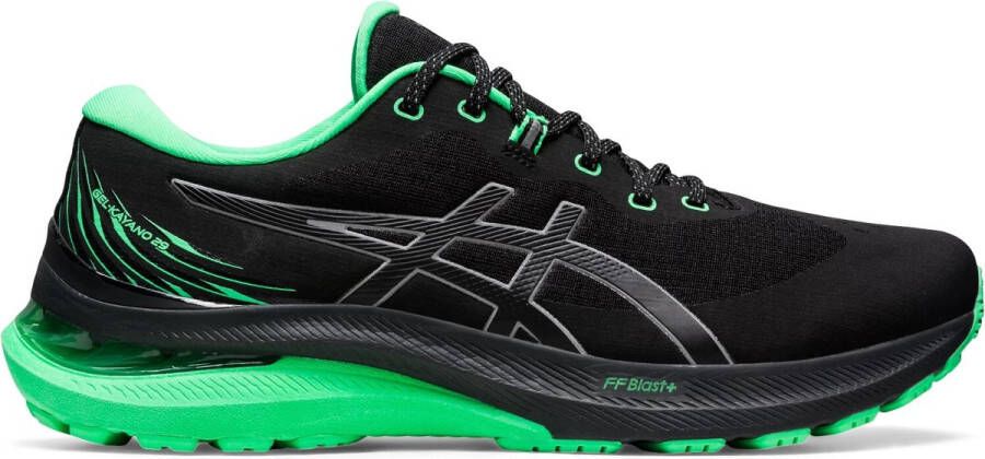 ASICS GEL-Kayano 29 Lite-Show Heren Sportschoenen Hardlopen Weg zwart groen