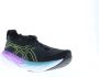 ASICS Moderne Dames Sneakers GEL Nimbus 25 Black - Thumbnail 1