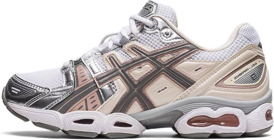 ASICS Gel-Nimbus 9 sneaker met leren details