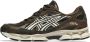 ASICS Sportieve Zwarte Leren Sneakers met Stijlvolle Details Multicolor Heren - Thumbnail 1
