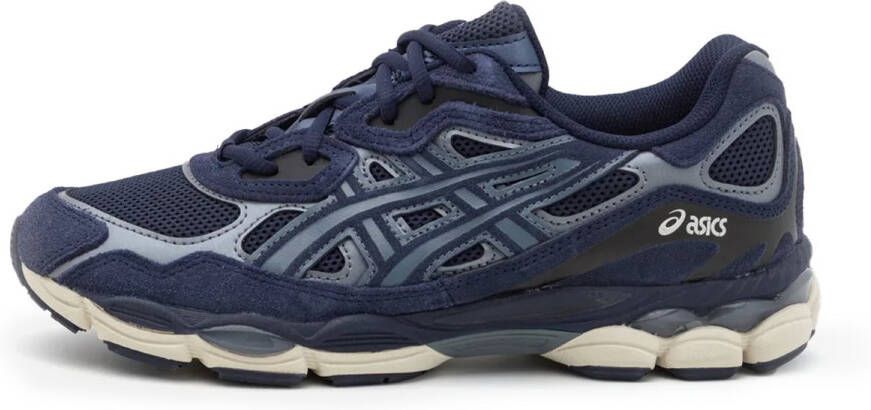 ASICS GEL-NYC Schoenen Blauw Maat: 41.5 Suède Foot Locker