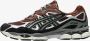 Asics GEL-NYC | Reddish Brown Black Bruin Leer Lage sneakers Unisex - Thumbnail 1