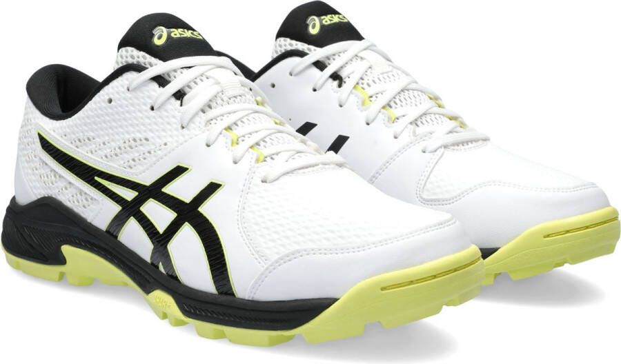 ASICS Gel-Peake 2 White glow yellow Hockey Hockeyschoenen Veld