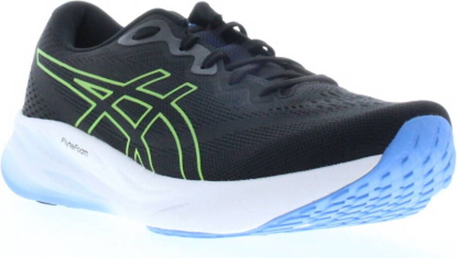 ASICS GEL PULSE 15 hardloopschoenen zwart groen blauw
