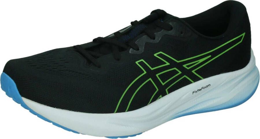 ASICS GEL PULSE 15 hardloopschoenen zwart groen blauw