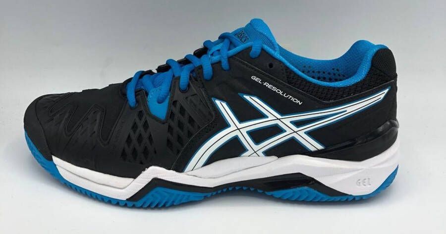 ASICS Gel Resolution 6 Clay Men's- Black Blue Jewel White