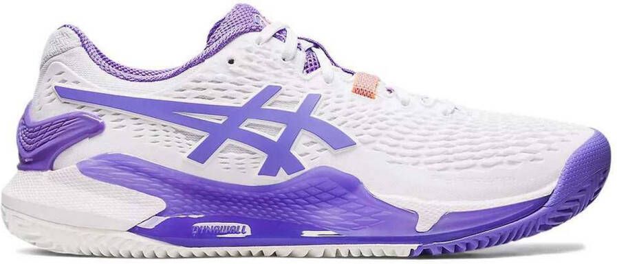 ASICS Gel-Resolution 9 Clay Tennisbannen Schoenen White Amethyst Dames