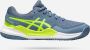 ASICS Tennisschoen Padel Gel Resolution 9 Clay Junior Grijs Groen - Thumbnail 1