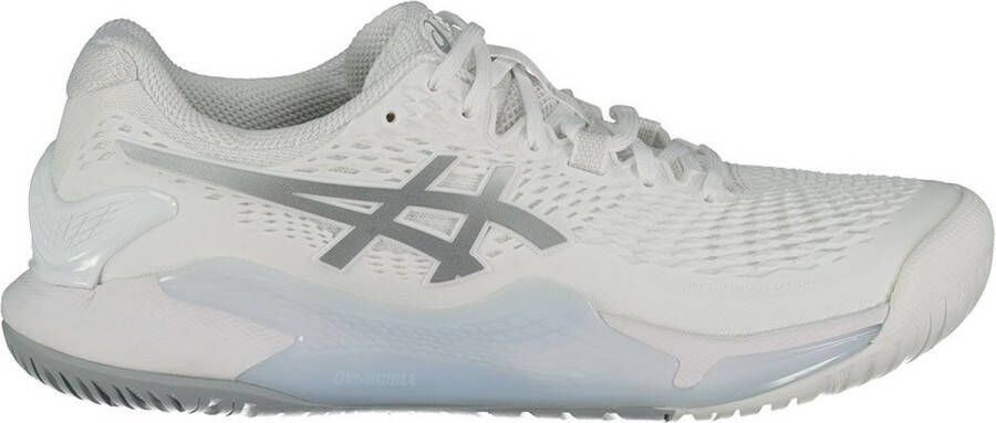 ASICS Gel-Resolution 9 Tennisbannen Schoenen White Pure Silver Dames
