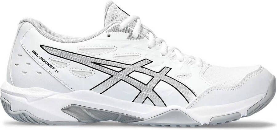 ASICS Gel-Rocket 11 W White pure silver Hockey Hockeyschoenen Zaal - Foto 2