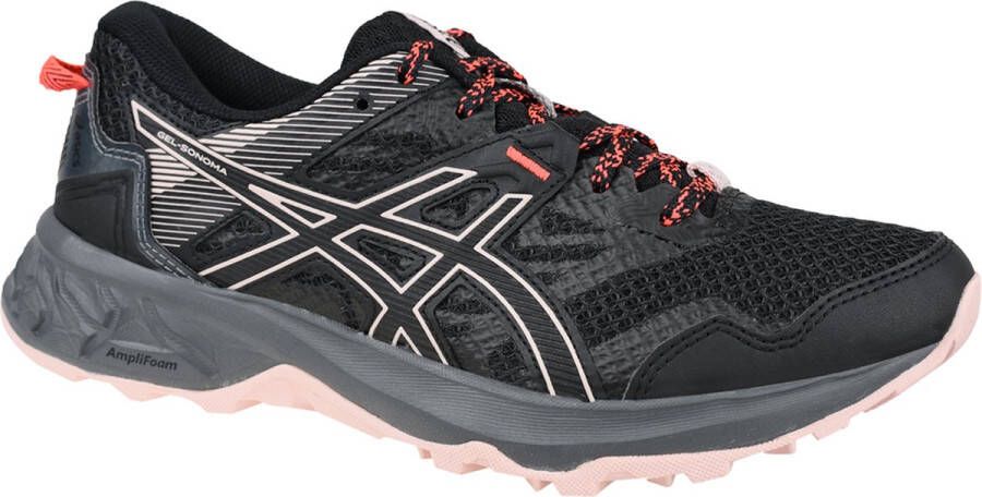 ASICS Gel Sonoma 5 1012A568 001 Vrouwen Zwart Hardloopschoenen - Foto 1