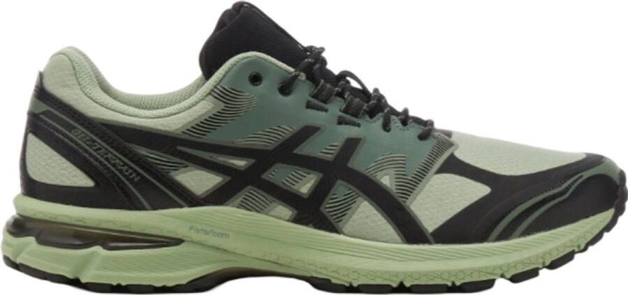 ASICS Gel Terrain heren sportschoenen Hardlopen Trail groen zwart Hardloopschoenen Wandelen
