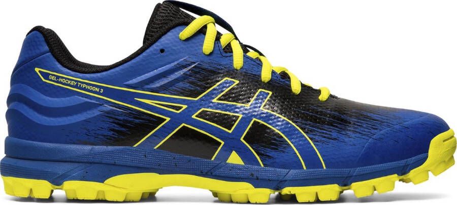 ASICS Gel-Typhoon 3 Sportschoenen 1 3 Mannen zwart blauw geel