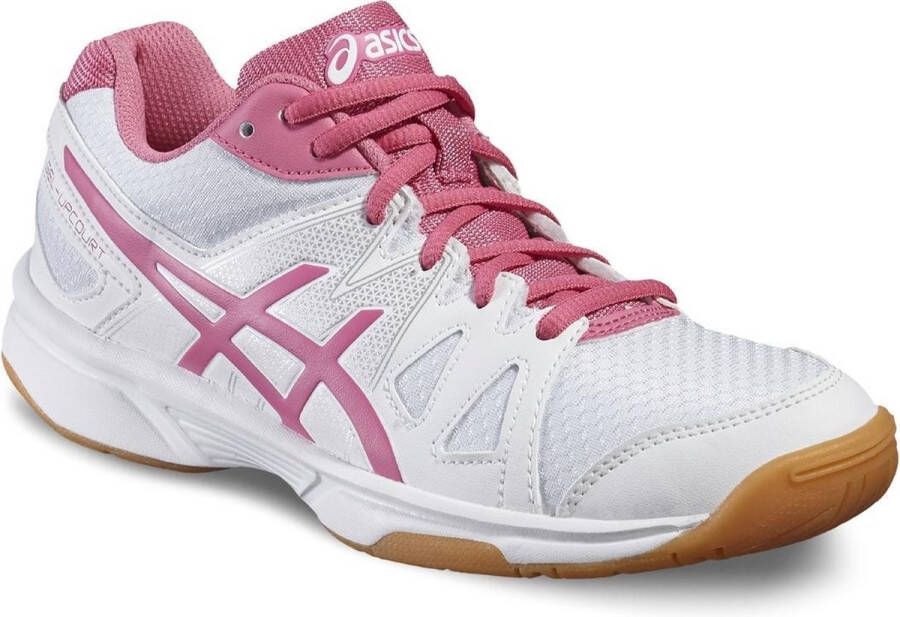 ASICS Gel-Upcourt (GS) Sportschoenen Meisjes wit roze