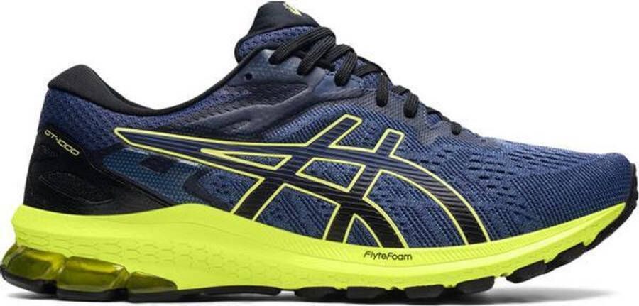 ASICS GT-1000 10 Heren Sportschoenen blauw geel