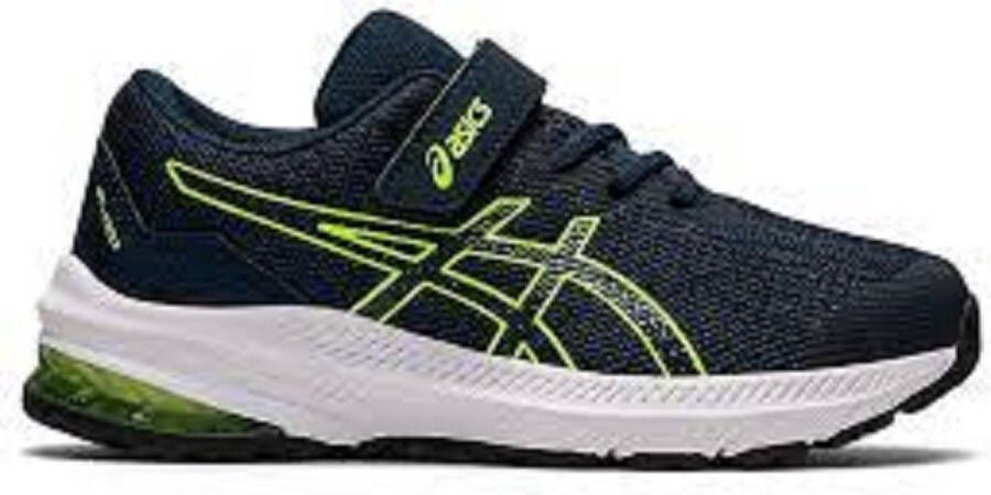 ASICS GT-1000 11 PS Kids French blue Hazard green Maat: K11
