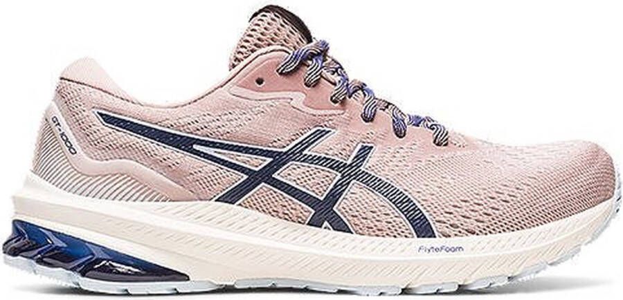 ASICS GT-1000 11 W Dames hardloopschoenen sportschoenen met gel zool roze beige