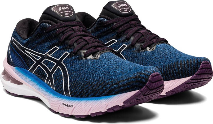 ASICS GT-2000 10 Dames Sportschoenen Hardlopen Weg zwart paars