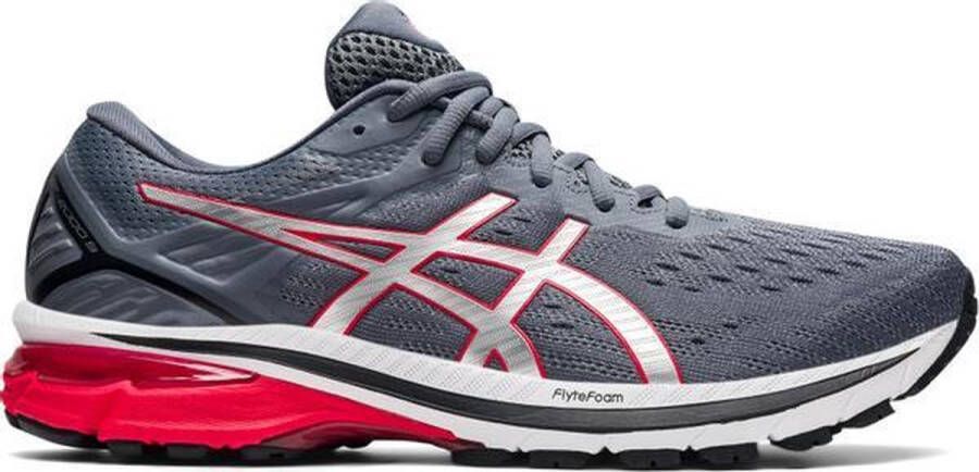 ASICS GT-2000 Sportschoenen Mannen Grijs Rood Zilver