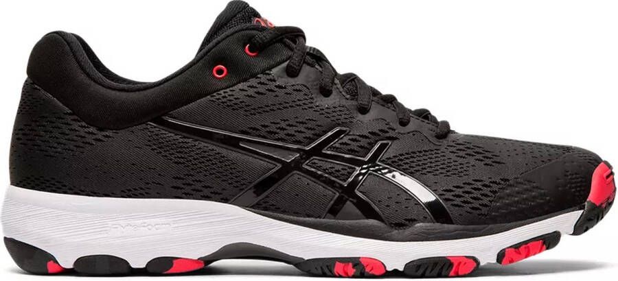 ASICS Indoorschoenen Dames model Netburner Profressional ff Zwart Wit Rood