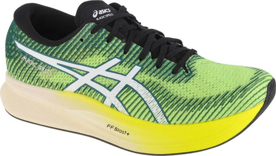 ASICS Magic Speed 2 Heren Sportschoenen Hardlopen geel blauw