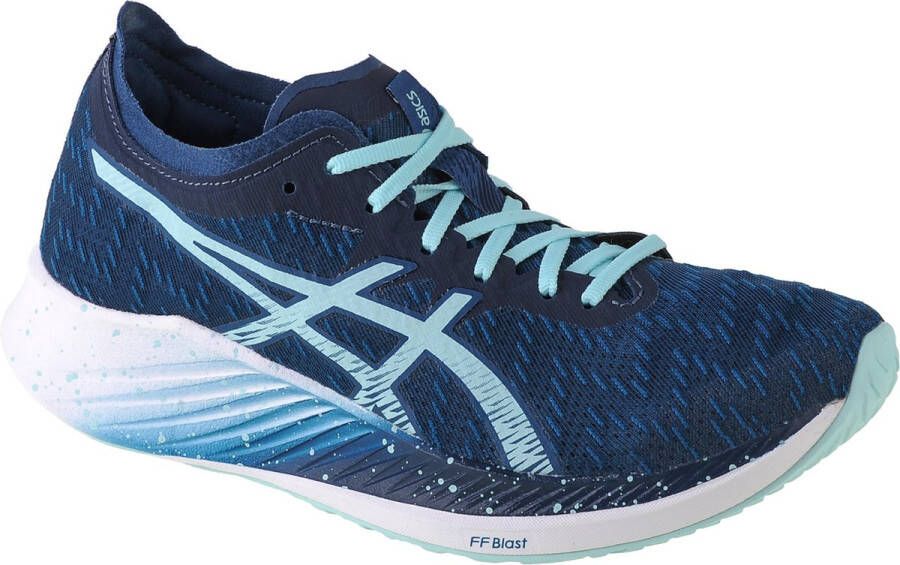 ASICS Magic Speed Dames Sportschoenen Hardlopen Weg donkerblauw