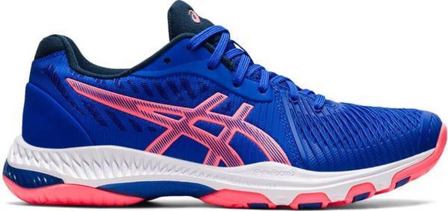 ASICS Netburner Ballistic FF 2 Dames Sportschoenen Volleybal Indoor blauw roze