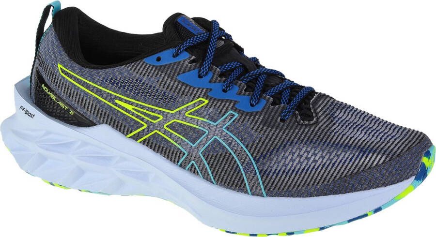 ASICS Novablast 2 LE Heren Sportschoenen Hardlopen Weg grijs groen